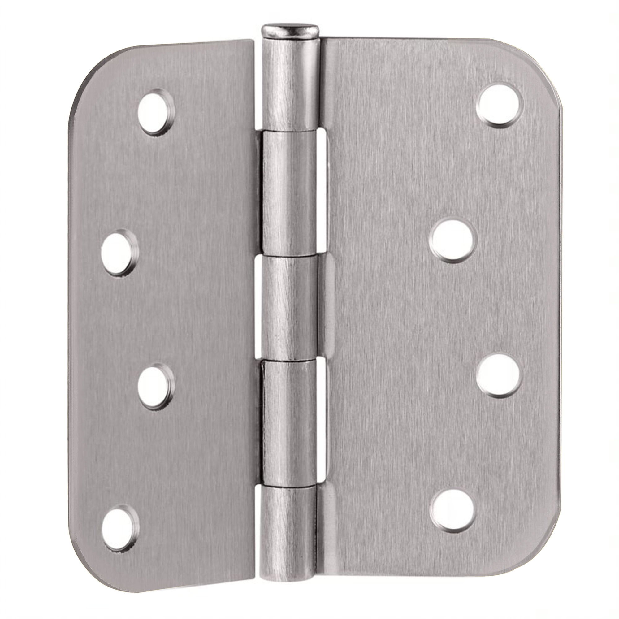 Design House 6-Pack 4" H x .625" Radius Butterfly Interior/Exterior Door Hinges, Satin Nickel