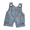 thumbnail image 2 of LeeQinersw Doll Clothes Romper Doll Outifits Soft for Little Girls Detachable Stylish Gifts Blue, 2 of 9
