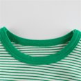 thumbnail image 5 of TOOYOU Boys Summer T-Shirt Toddler Kids Baby Striped Short Sleeve Crewneck T Shirts Tops Tee Size 2-3 Years Green, 5 of 8