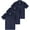 Set 3, variant on 3 Pack: Girls' Short Sleeve Performance Polo School Uniform(Ages 4-18)