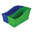 thumbnail image 2 of Interlocking Book Bins, 4.75" X 12.63" X 7", Assorted Colors, 5/pack | Bundle of 2 Packs, 2 of 5