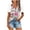 Pink, variant on Quinlirra Womens Tops Under $5 Fashion Women Casual Short Sleeve V-Neck Printing Puff Sleeves T-Shirt