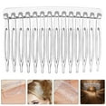 thumbnail image 6 of 20 pcs Clear Plastic Hair Combs for Women Wedding and Bridal Use, 6 of 10