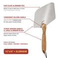 thumbnail image 2 of Pala para pizza Old Stone de aluminio 36 x 41 cm con mango plegable, 2 of 7