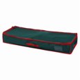 thumbnail image 1 of Bolsa de almacenamiento para de Navidad, impermeable, decorativa, con cremallera, resistente, con asas de transporte Oxford prácticas, ideal par Verde, 1 of 9