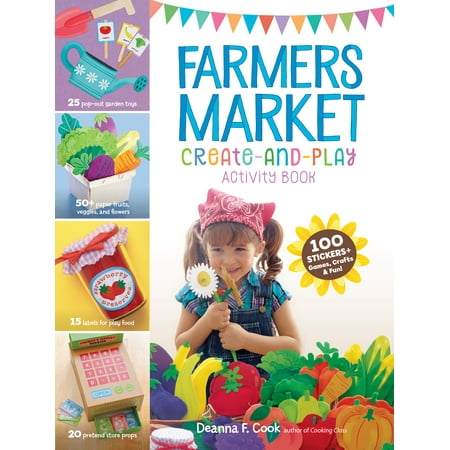 Farmers Market Create-and-Play Activity Book -