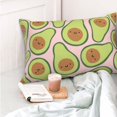 thumbnail image 4 of Easygdp Cute Avocado for Soft Pillow Case Pillow Protectors,Perfect for Sleeping (Pillow Core Not Included)-14"x20", 4 of 6