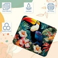 thumbnail image 3 of Toucan Desk Pad Mousepad, Square 8.3x9.8 Inch Non-Slip Rubber Bottom Printed Desk Mat, Suitable for Office and Gaming, 3 of 6