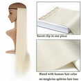 thumbnail image 5 of Benehair Clip in Hair Extensions as Human One Piece Hair Extension Curly Wavy Straight Hairpieces for Woman, 5 of 6