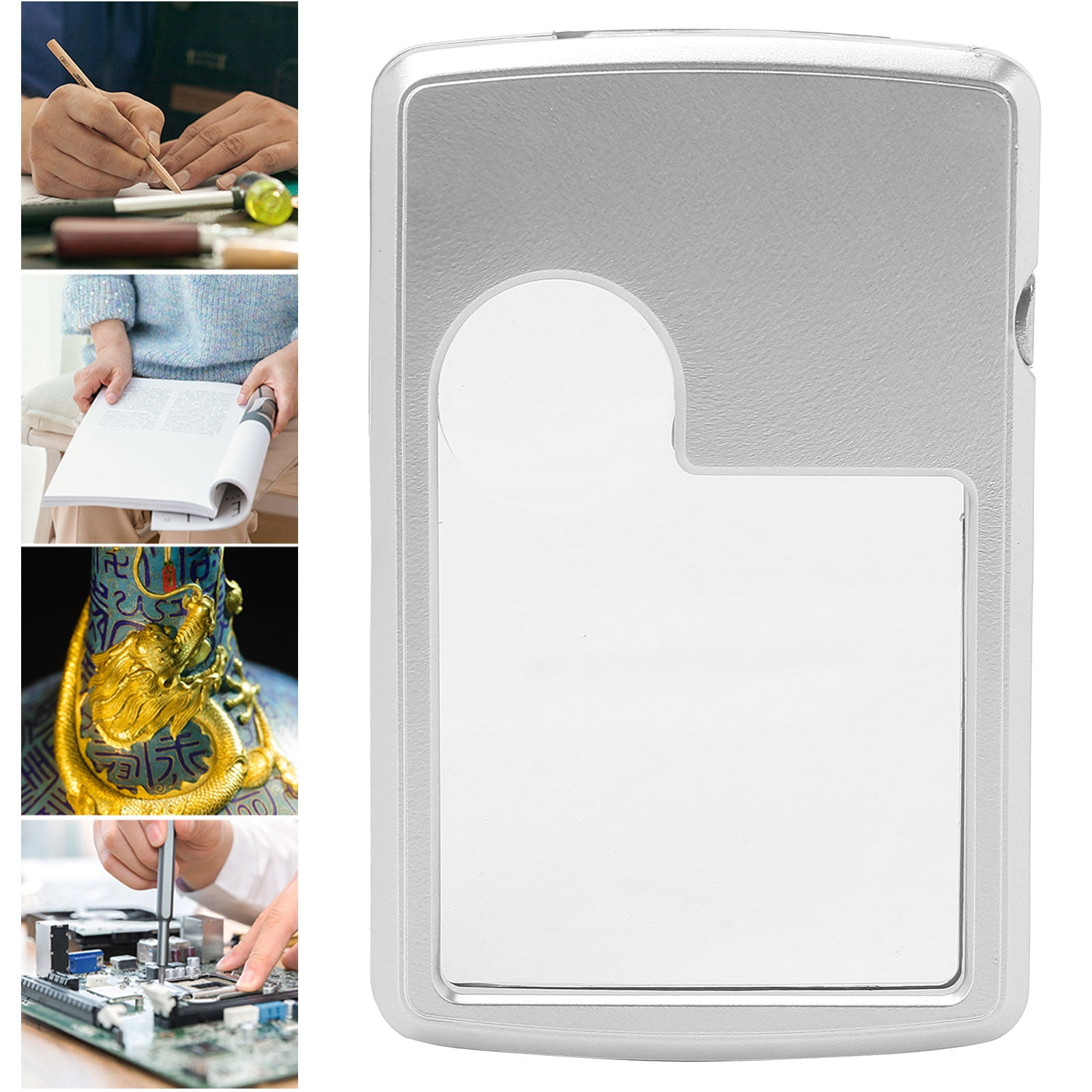 LYUMO LED Magnifying Glass,Magnifying Glass With Light,LED Light Magnifying Glasses Battery Powered Portable Reading Page Magnifier For Seniors