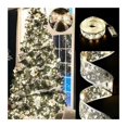 thumbnail image 3 of 197-inch Battery-Powered Christmas Decor Ribbon LED String Lights Tree Ornaments Satin Gift Box Sparkling Lights, 3 of 6