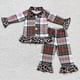 thumbnail image 1 of Venta al por mayor, conjunto de botones de manga larga para niños, ropa de dormir de Navidad para niñas, pantalones con estampado de vaca, conjunto para niños, pijamas infantiles, 1 of 2