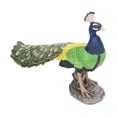 thumbnail image 2 of Hermosa decoración del hogar de pavo real, modelo Animal vivo, estatuilla de pavo real Artificial para artículos de regalo, 2 of 12