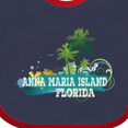 thumbnail image 4 of Inktastic Anna Maria Island Florida Boys or Girls Baby Bib, 4 of 4