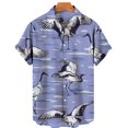thumbnail image 3 of Camisas hawaianas de verano para hombre, camisas con estampado 3D para vacaciones en la playa, blusas casuales de manga corta para hombre, 3 of 5