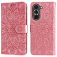 thumbnail image 5 of Funda tipo cartera GANGXUN para Huawei Nova 10 Pro , diseño girasol, cuero PU, soporte, cierre magnético, tarjetero, 5 of 5