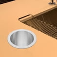 thumbnail image 4 of OFFIGAM Round Stainless Steel Kitchen Trash Chute for Countertop Use, and Easy to Disposal Solution, 4 of 11