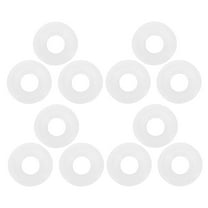 BESTOYARD 12Pcs White Silicone Water Bottle Gasket Replacement for Home Use