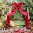 thumbnail image 4 of Rdhnmea 190cm Giant Bow Decoration Big Coquette Ribbon Bows for Wedding Engagement Birthday Party Backdrop Wall Home Christmas Decor, 4 of 9
