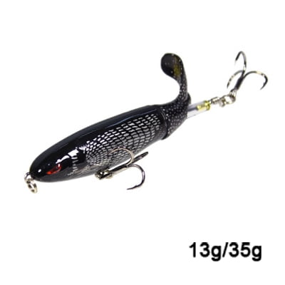 Whopper Plopper 13/15/35g Swimbait Hard Lure VIB Jig Spin Bait Fishing Rotating Tail Topwater Fishing Tackle Sea Spoon For Pike JL-507-2 140mm-35g