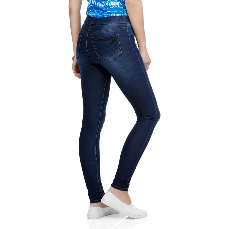 No Boundaries Juniors' essential pull-on jeggings (denim and color washes)