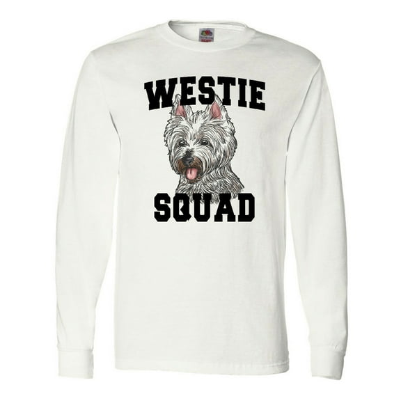 Inktastic Dog Westie Squad Long Sleeve T-Shirt
