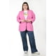 thumbnail image 4 of Blazer manga 3/4 Roman Fashion /Tallas Extras, 12255 (Rosa) rosa 36, 4 of 6