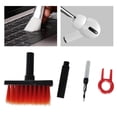 thumbnail image 4 of pitrice 4x Keyboard Cleaning Brush Corner Gap Tools Cleaner for Keyboard Gamers PC Black Red, 4 of 8