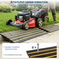 thumbnail image 6 of Car Driveway Rubber Curb Ramp,1 Pack 48.8-inch Heavy Duty Low Profile Slope Ramps with Reflective Safety Strips for Vehicles, RVs, and Wheelchairs,33000 lbs Load Capacity, 6 of 7
