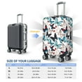 thumbnail image 6 of Balery Luggage Cover Butterfly Print Suitcase Covers for Luggage Elastic Washable Suitcase Protector Fits 18-32 Inch Luggage-Medium, 6 of 9