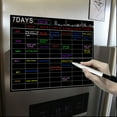 thumbnail image 3 of 2X Magnetic Dry Erase Calendar Set 16X12 Inch Whiteboard Weekly Planner Organizer A3 White Board for Fridge Kitchen Home, 3 of 7