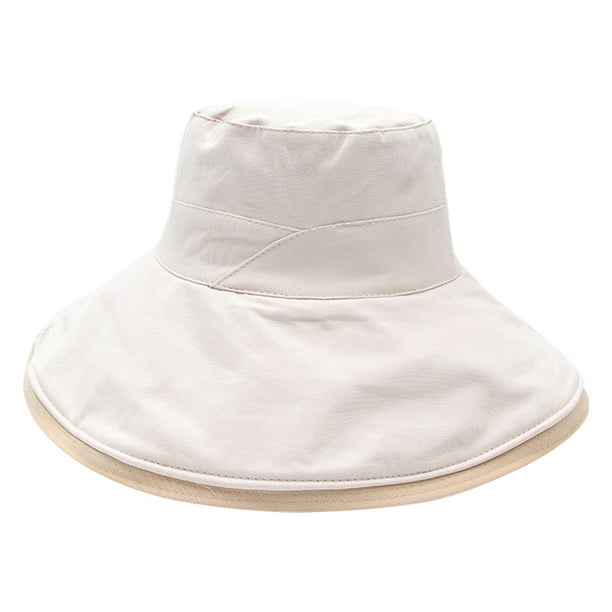 EeaseMX 1 sombrero de pescador con protección solar de color sólido.