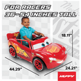thumbnail image 5 of Huffy 6V Disney Pixar Lightning McQueen Ride-On Toy, Kids Ages 3-7, Red, 5 of 7