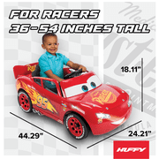 Huffy 6V Disney Pixar Cars Lightning McQueen Ride-On, Ages 3-7 Years Old, Red, Kids, Unisex
