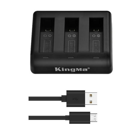Image of Guichaokj Camera Accessories Triple USB Charger Rechargeable Battery Portable Abs PC