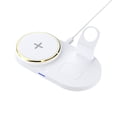 thumbnail image 2 of Cargador inalámbrico, cargador inteligente inalámbrico multifuncional cuatro en uno para iOS, teléfono móvil, reloj, auriculares de escritorio, cargador rápido inalámbrico de 15 W, soporte para teléfo, 2 of 6