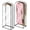 Crystal Clear-2 Pack, variant on Garment Bags for Hanging Clothes 40” Long, Ultra Clear Suit Bags for Closet Storage, Moving Organization, Travel Covers with 10" Gussets for Coat, Dress, Shirt and Sweater - 2 PCS