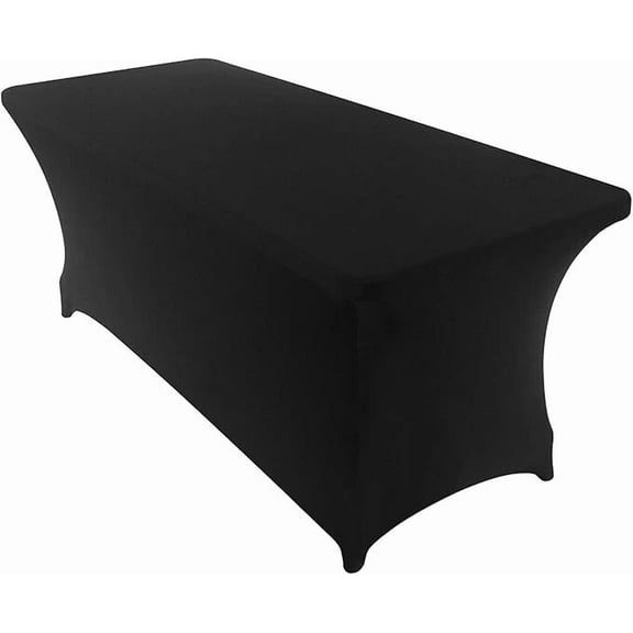 Peomeise 6Ft Spandex Table Cover Rectangular Stretch Spandex Tablecloth