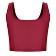 thumbnail image 5 of Diufon Crop Tank Tops for Women Casual Comfy Solid Color Square Neck Sleeveless Basic Shirts for Sports Yoga, 5 of 7
