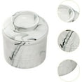 thumbnail image 3 of JUNZHIDAO Butter Crock for Counter with Water, French Butter Keeper for Spreadable Butter Ceramic Butter Dish with Lid for Countertop, Butter Container Holder, Home Kitchen Decor (Black Marble, M), 3 of 7