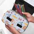thumbnail image 6 of Goofa Cute Shark Pattern Double Layer Pen Pencil Case, Protective Large Capacity Storage Organizer Pen Pouch, Office College Supplies for Teens Adults, 6 of 7