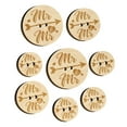 thumbnail image 1 of Mr and Mr Heart and Arrow Wedding Wood Buttons for Crochet Knitting Sewing DIY Craft - Various Sizes (8pcs), 1 of 7