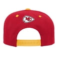 thumbnail image 3 of Youth Outerstuff Red Kansas City Chiefs Team Gradient Deadstock Snapback Hat, 3 of 3