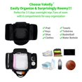 thumbnail image 4 of Bolsa deportiva YoKelly de 50 cm para viajes al gimnasio, color negro, 4 of 8