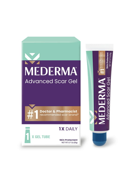 Mederma Advanced Scar Therapy Gel, Treats Old and New Scars, 0.70 oz (20g)