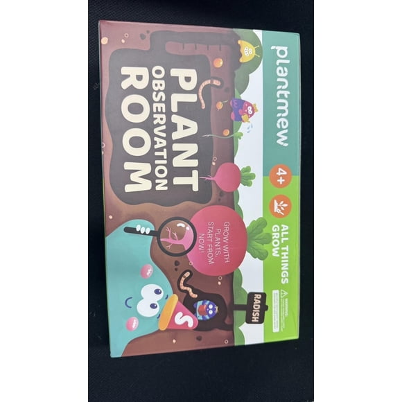 Kit de jardinería PLANTMEW Root Viewer Kids con 6 variedades de semillas