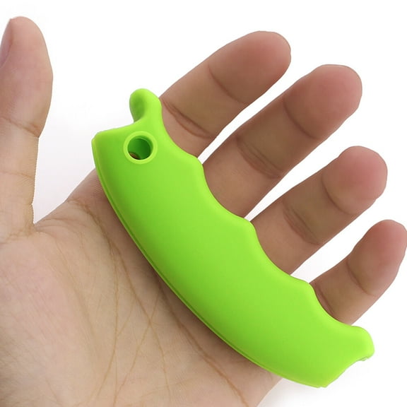 BESTOYARD 2Pcs Fish Shape Silicone Holder for Grocery Bags with Key Ring Hole and Comfortable Grip