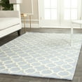 thumbnail image 2 of SAFAVIEH Cambridge Leonard Geometric Wool Area Rug, Light Blue/Ivory, 6' x 9', 2 of 8
