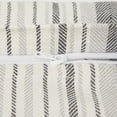 thumbnail image 3 of Gray Herringbone Stripe Recycled Cotton Pillow Cover 18x18 (Set of 2), 3 of 3