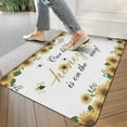 thumbnail image 3 of Sunflower Flowers on White Background (1) Welcome Doormat for Indoor/Outdoor Entrance Sunflower Flowers on White Background (1) Decoration Door Mat Kitchen Door Mat Bedroom Doormat 17x30 Inch, 3 of 6
